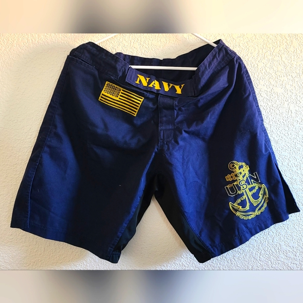 US Navy MMA shorts CPO Anchor Lg